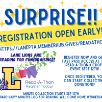 Lane Read-a-thon registration is open now!